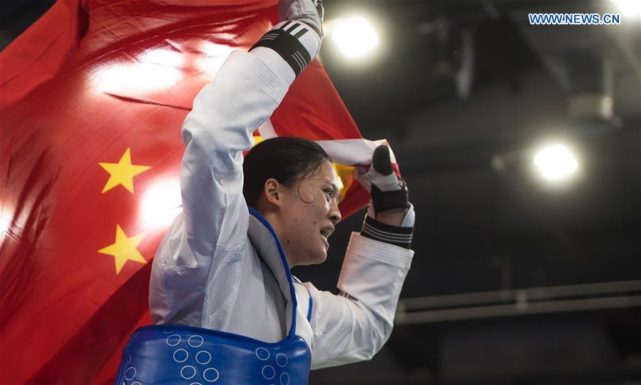 (SP)CHINA-WUHAN-7TH MILITARY WORLD GAMES-TAEKWONDO