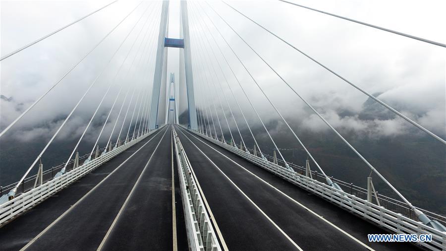 CHINA-GUIZHOU-PINGTANG-MEGA BRIDGE-OPENING TO TRAFFIC(CN)