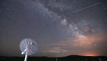 Starry sky in Inner Mongolia attracts enthusiasts in early August