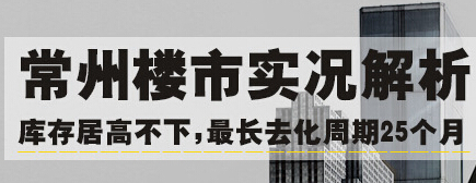 常州库存最长去化周期25个月