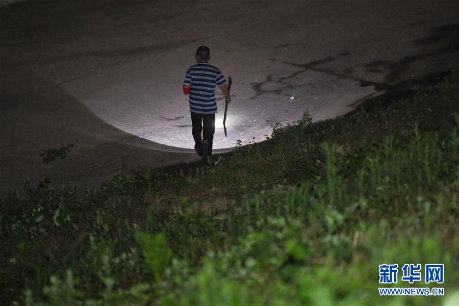 （防汛抗洪·图文互动）（1）“保卫家园，谁都不能是旁观者”——夜访洞庭湖大堤防汛一线