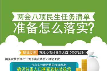 图表：两会八项民生任务清单准备怎么落实？